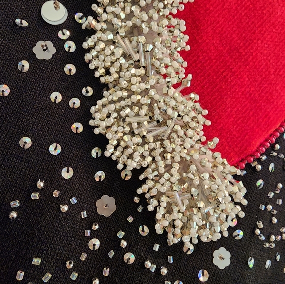 Glitzy Santa Hat Sweater - Picture 3 of 4